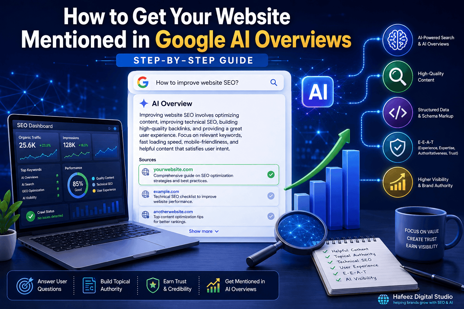How to Get Your Website Mentioned in Google AI Overviews (Step-by-Step Guide) How to Get Your Website Mentioned in Google AI Overviews