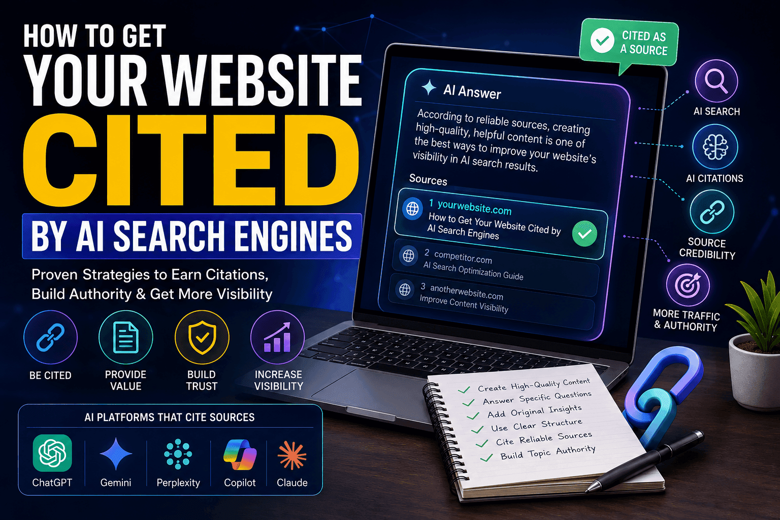 How to Get Your Website Cited by AI Search Engines