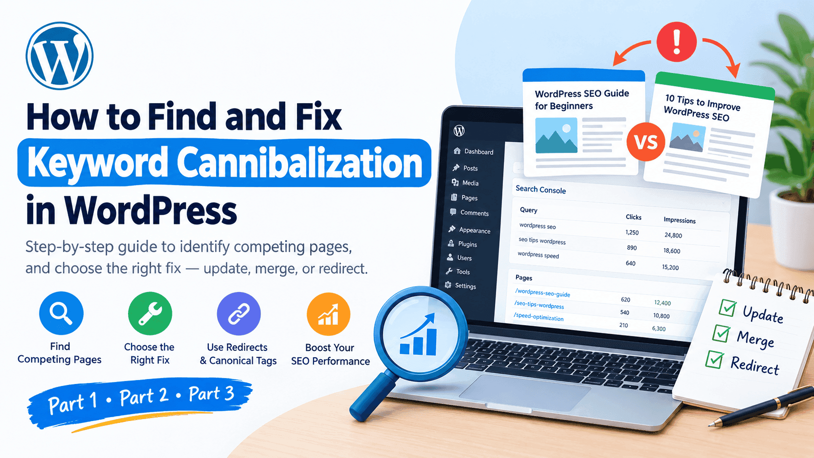 keyword cannibalization in WordPress